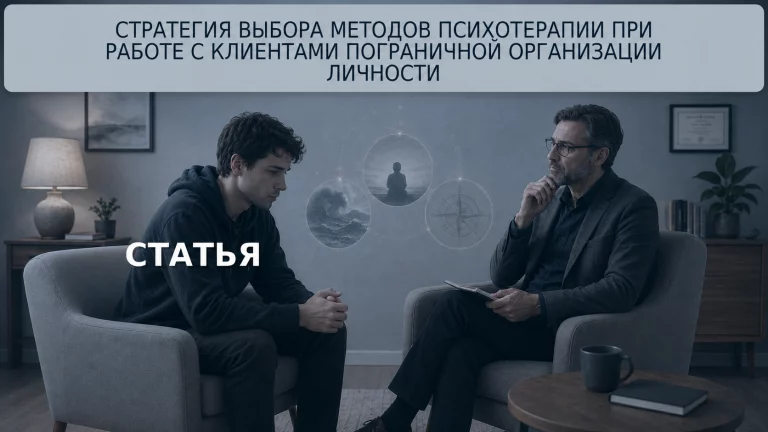 методы психотерапии пограничного клиента